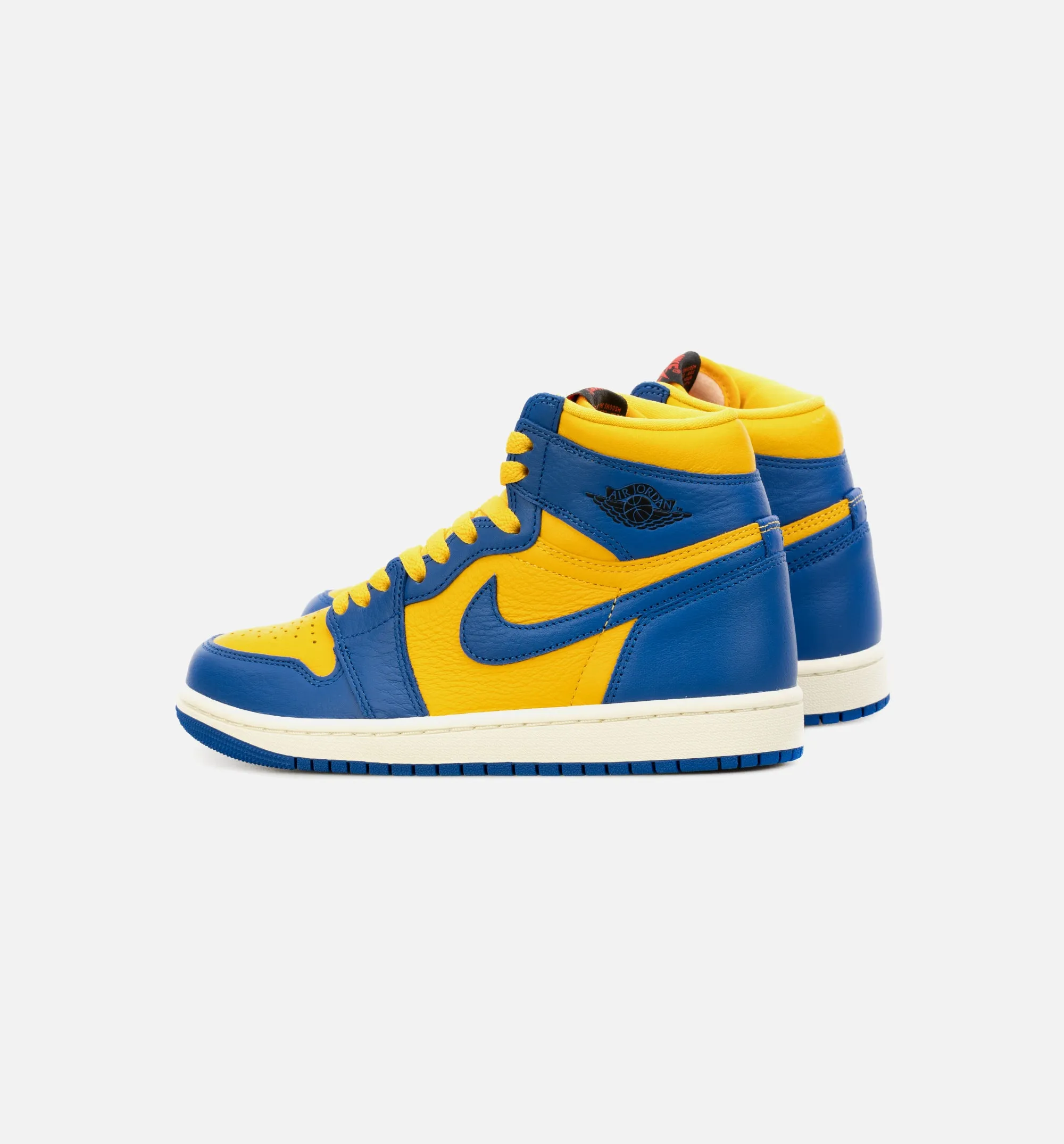 Air Jordan 1 High OG Reverse Laney Womens Lifestyle Shoe - Yellow/Blue