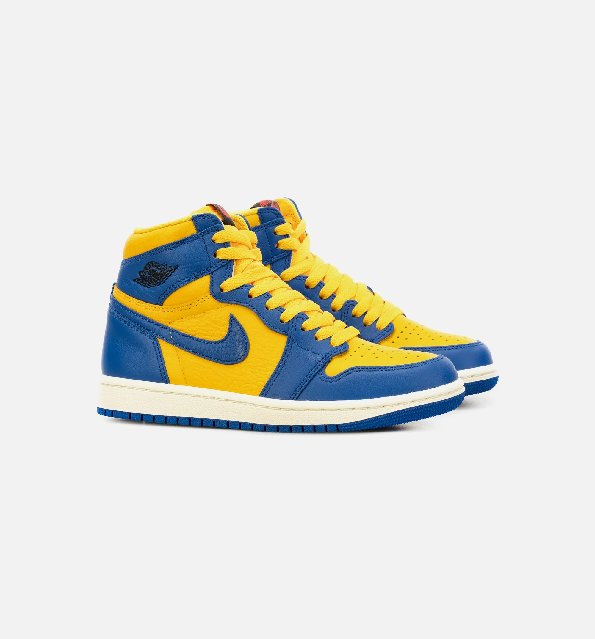 Air Jordan 1 High OG Reverse Laney Womens Lifestyle Shoe - Yellow/Blue