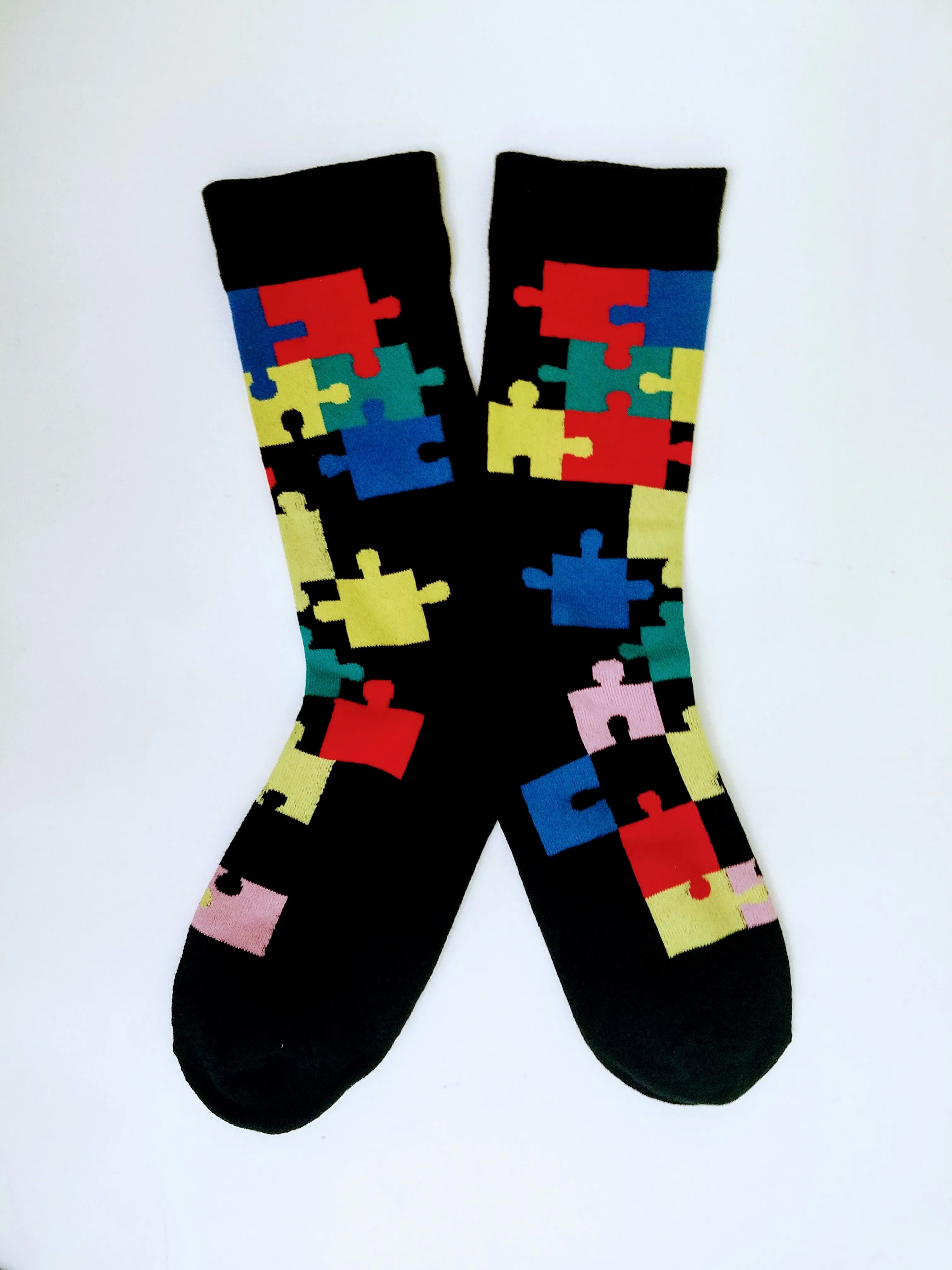 Autism Awareness Puzzle Socks