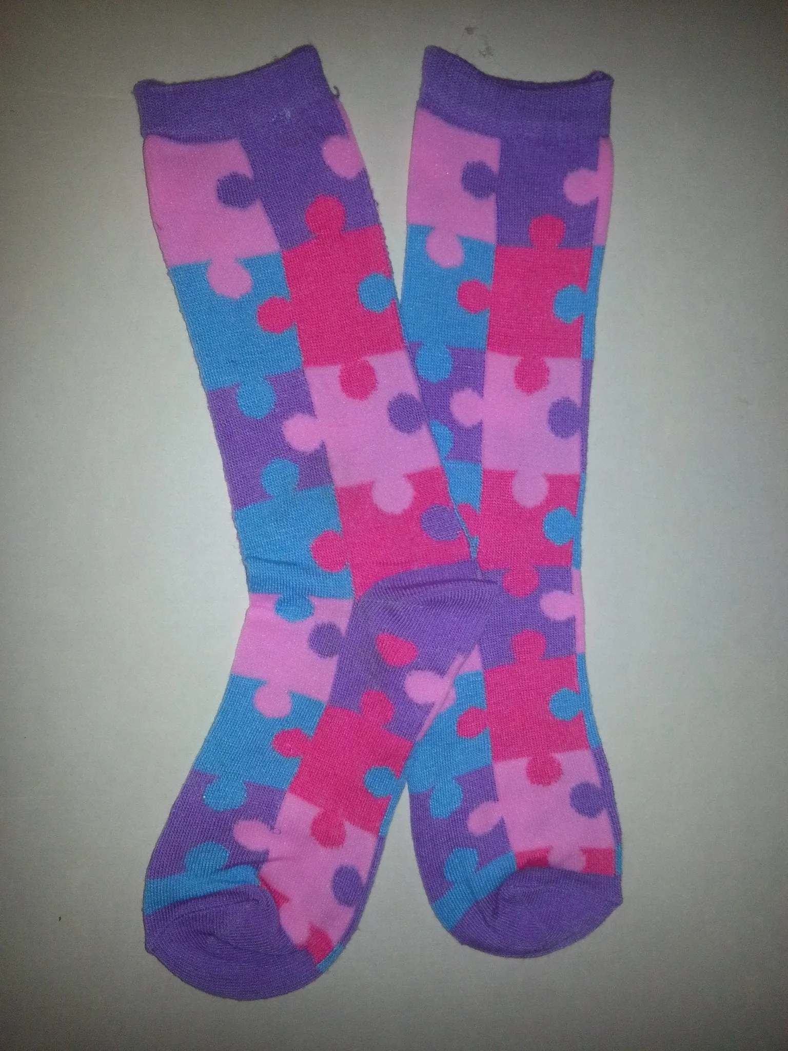 Autism Awareness Puzzle Socks