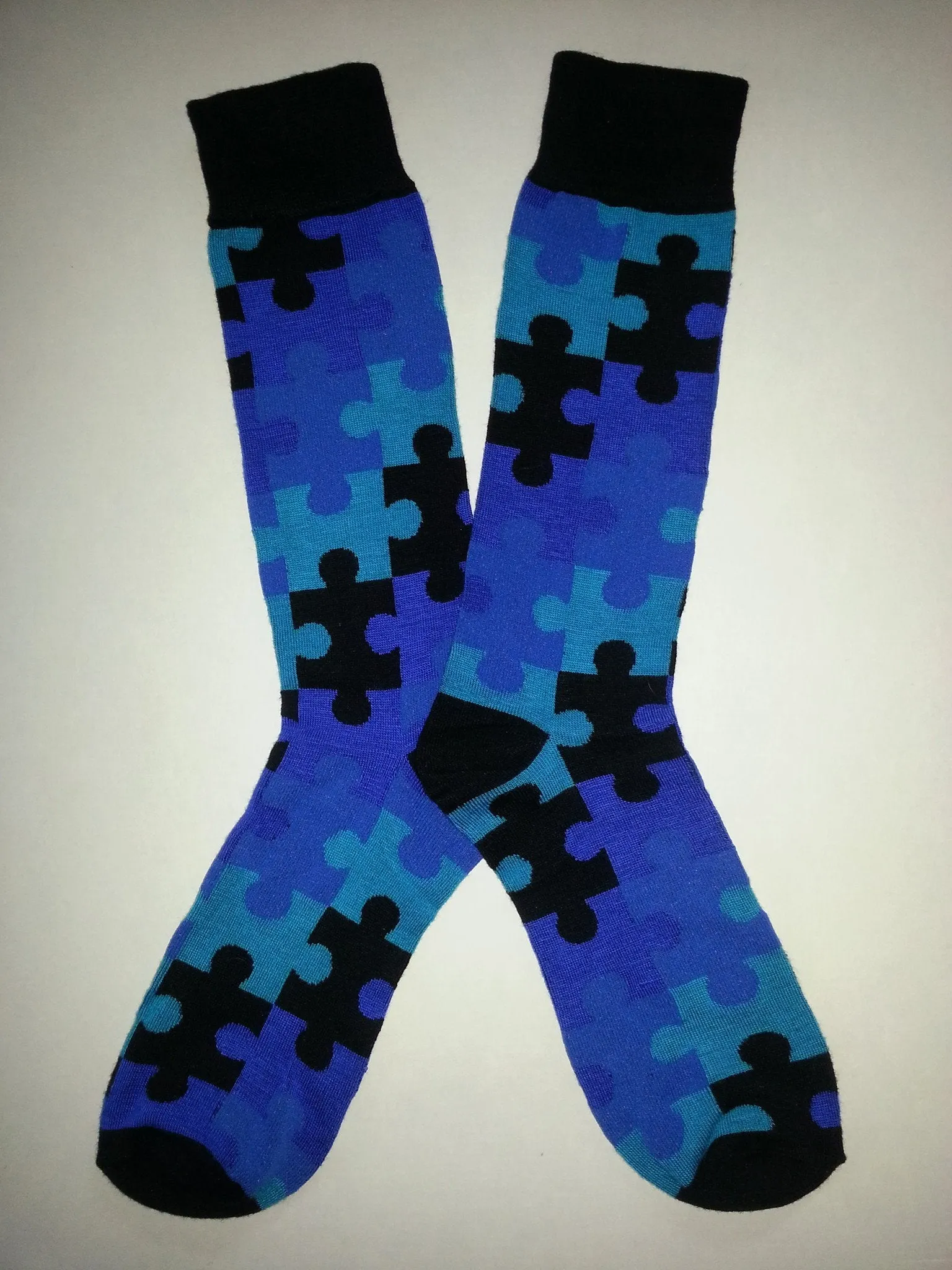 Autism Awareness Puzzle Socks