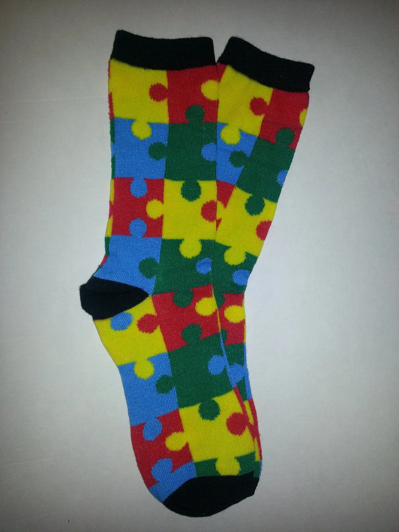 Autism Awareness Puzzle Socks