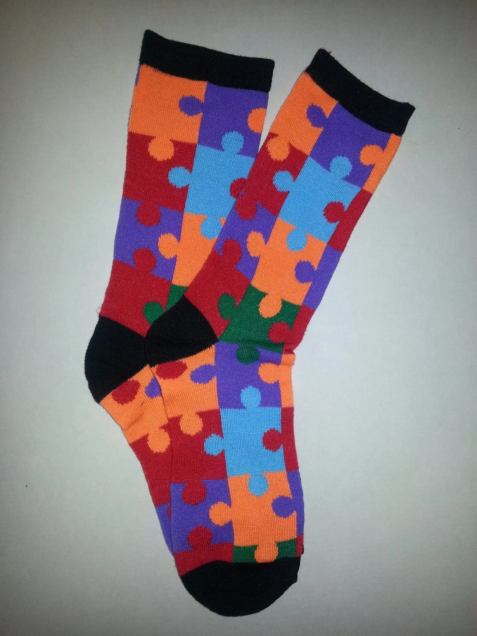 Autism Awareness Puzzle Socks