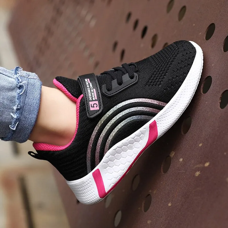 Autumn Mesh Kids teens Sneakers Shoes For Girls Sport Child Leisure Tenis Infantil Casual Warm Running Boy