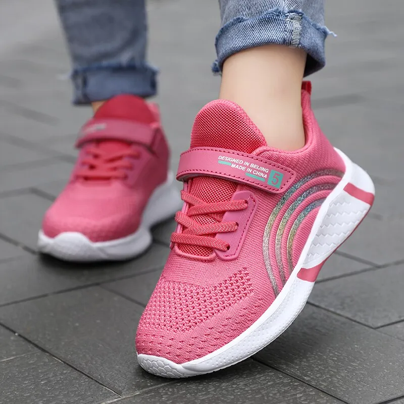 Autumn Mesh Kids teens Sneakers Shoes For Girls Sport Child Leisure Tenis Infantil Casual Warm Running Boy