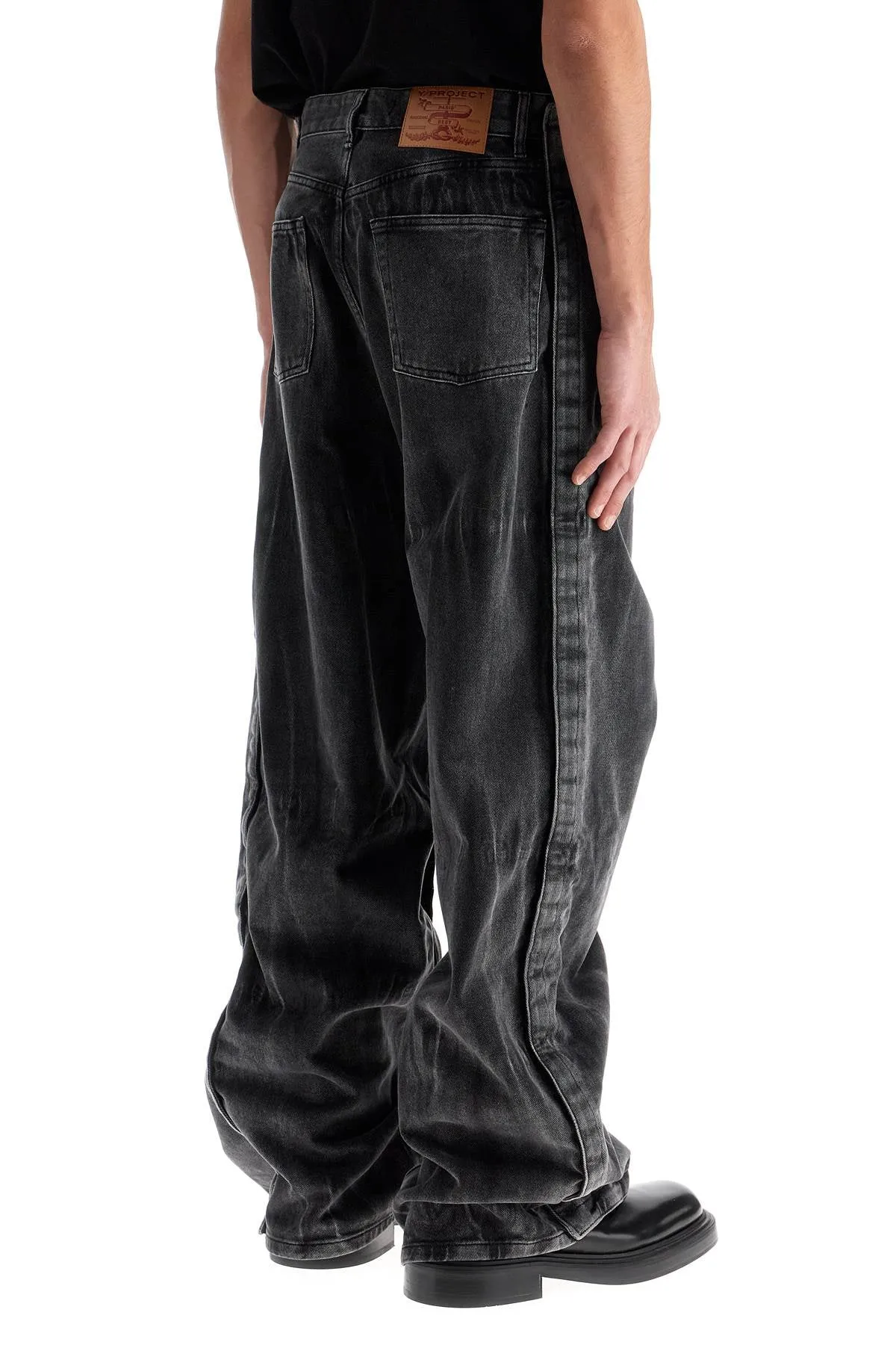 BAGGY JEANS WITH REMOVABLE PANELS