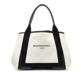 Balenciaga Navy Cabas S Tote (SHG-ANy2gq)