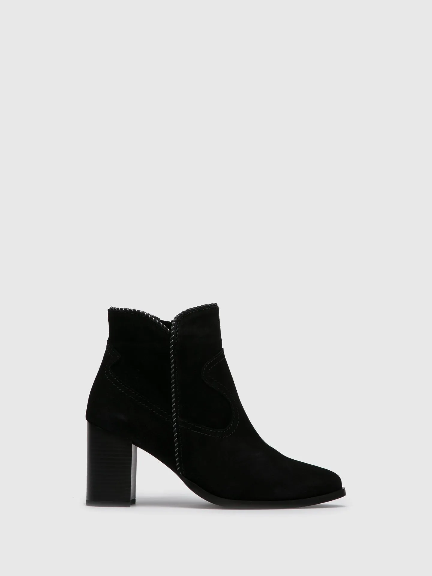 Black Pointed Toe Ankle Boots