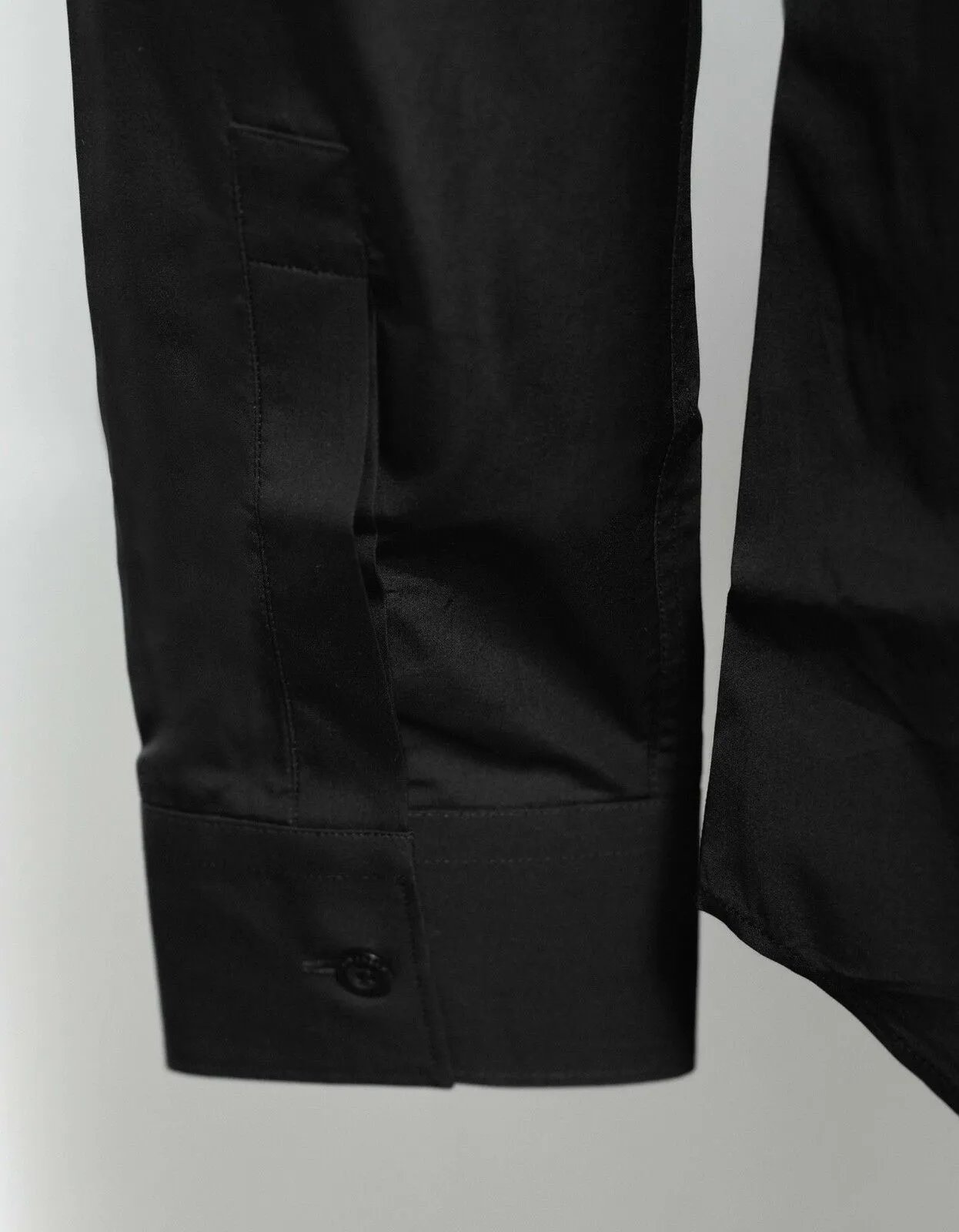 Black Shirt with Zip Embellishments