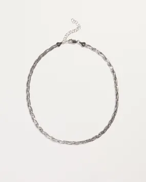 Braided Herringbone Thin Chain