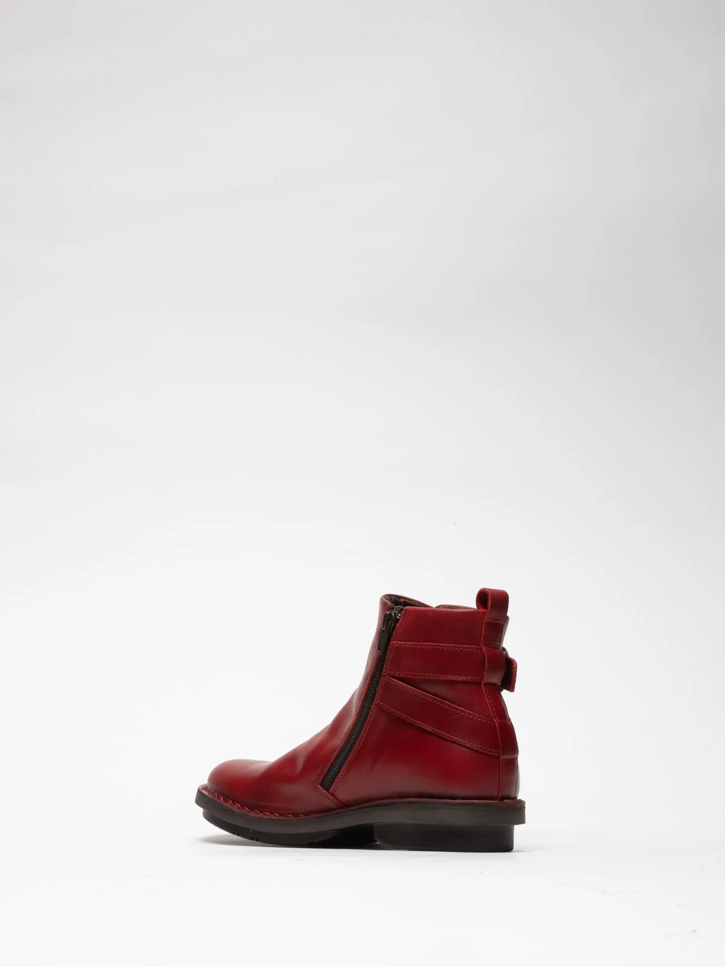 Buckle Ankle Boots FICO968FLY RUG RED