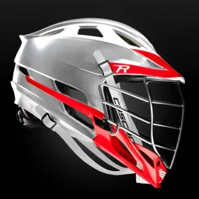 Cascade R Platinum Finish CUSTOM Lacrosse Helmet