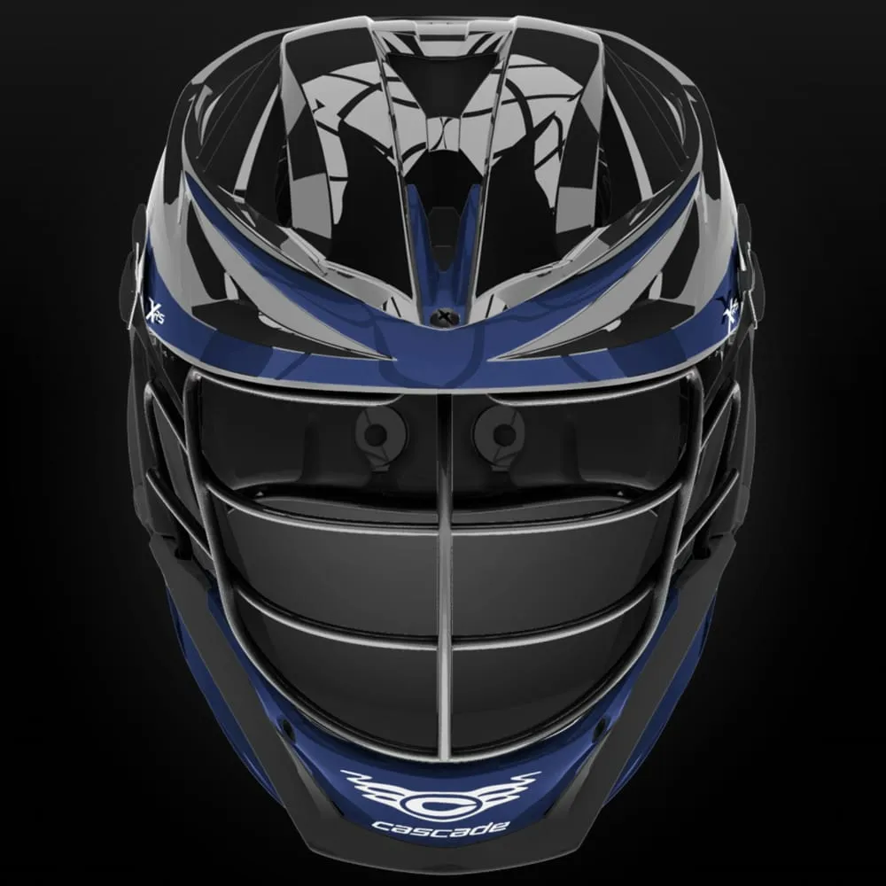 Cascade XRS Youth Metallic Finish CUSTOM Lacrosse Helmet