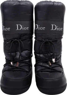 Christian Dior Black Moon Boots