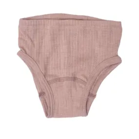 Cosilana Organic Cotton/Wool/Silk Briefs, Rose Melange