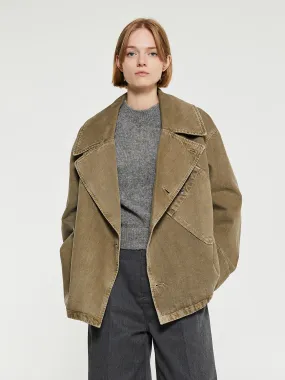 Dispatch Jacket in Denim Snow Olive