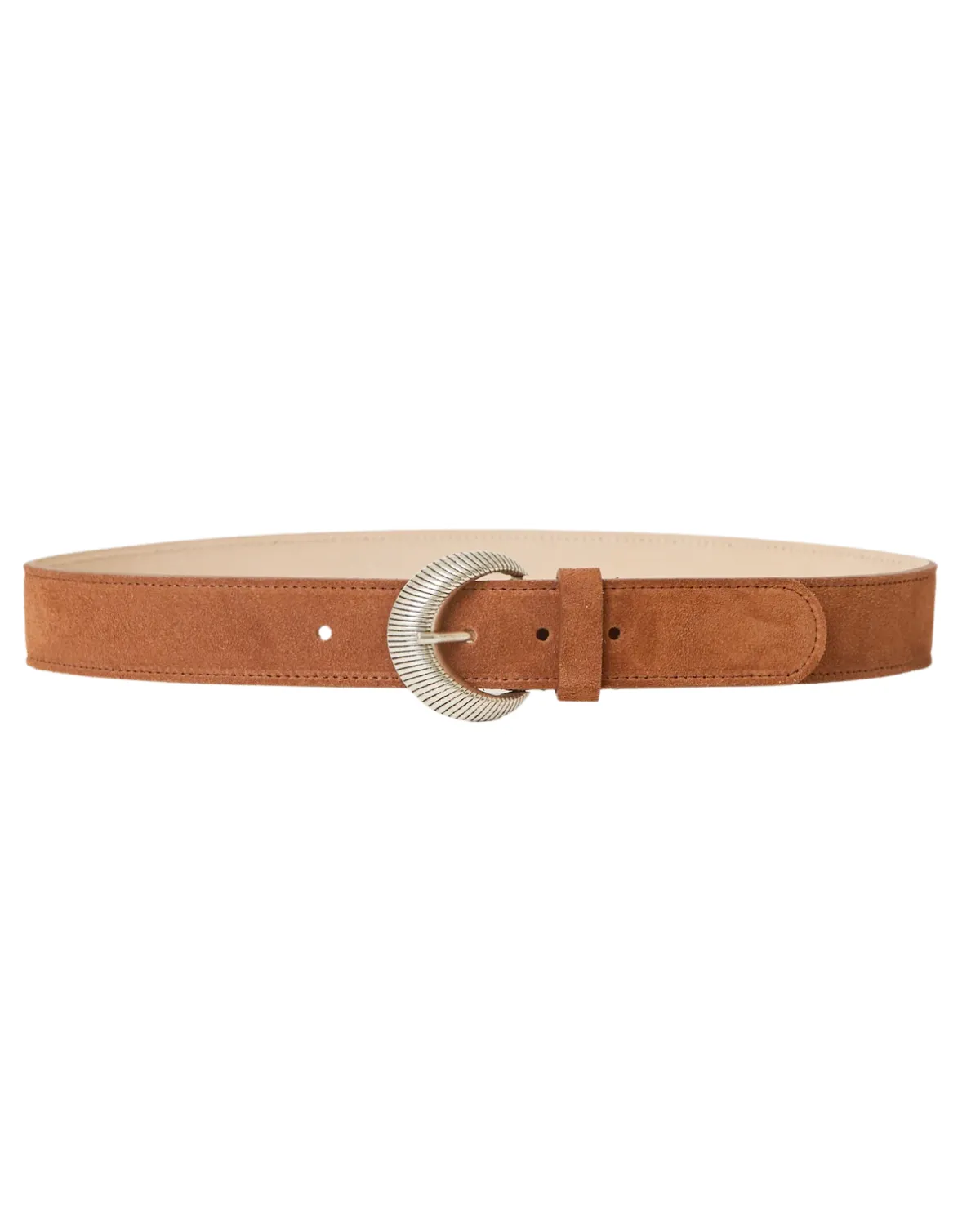 Dorian Suede Belt (Cognac Silver)