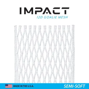 ECD Impact 12-Diamond Semi-Soft Goalie Mesh Lacrosse Stringing Piece