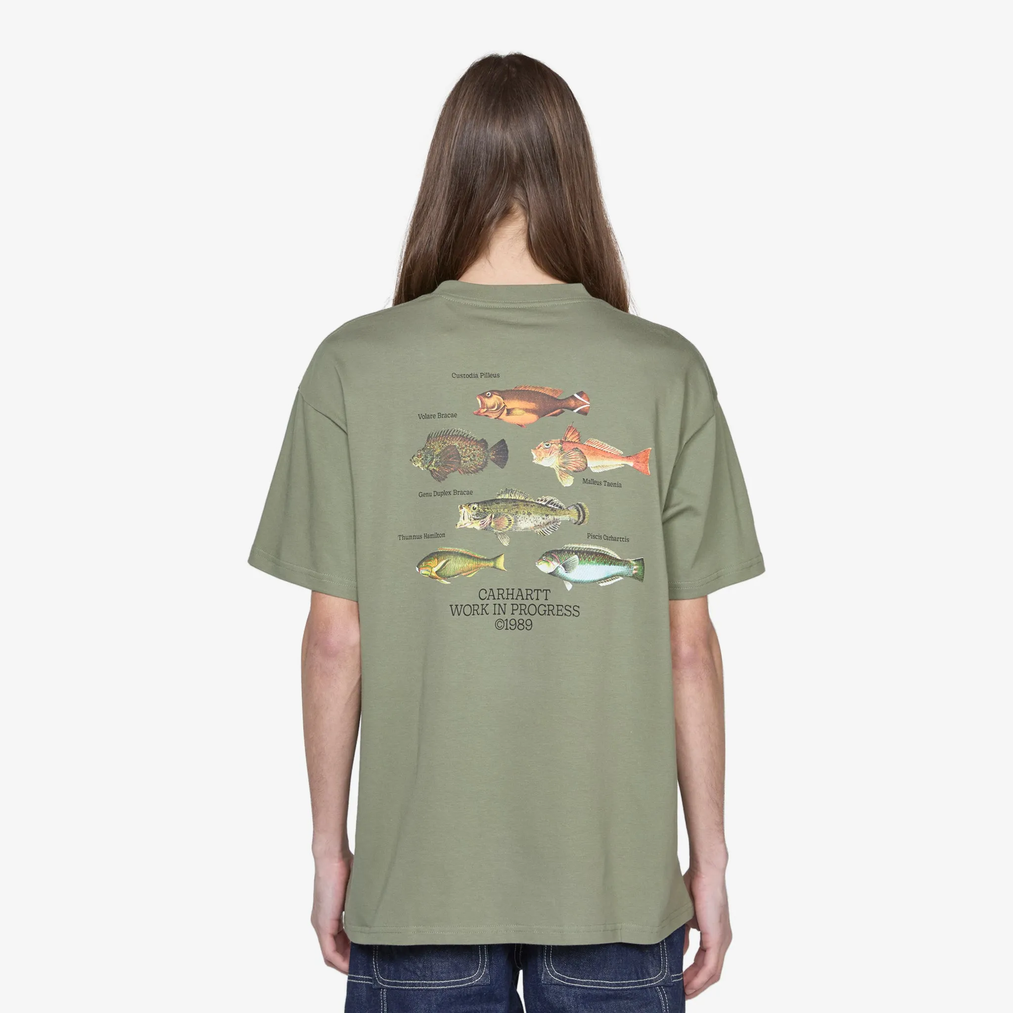 Fish Short Sleeve T-Shirt Dollar Green