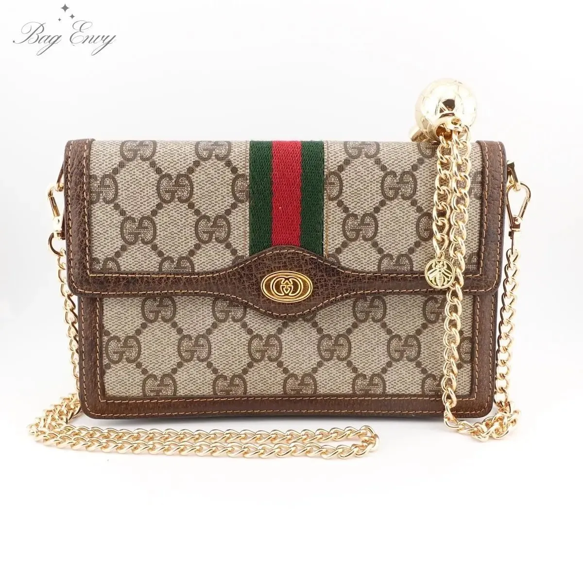 GUCCI Mini Ophidia Clutch with Adjustable Chain