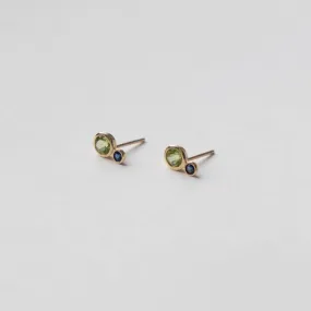 Kiki Stud Earrings with Peridot