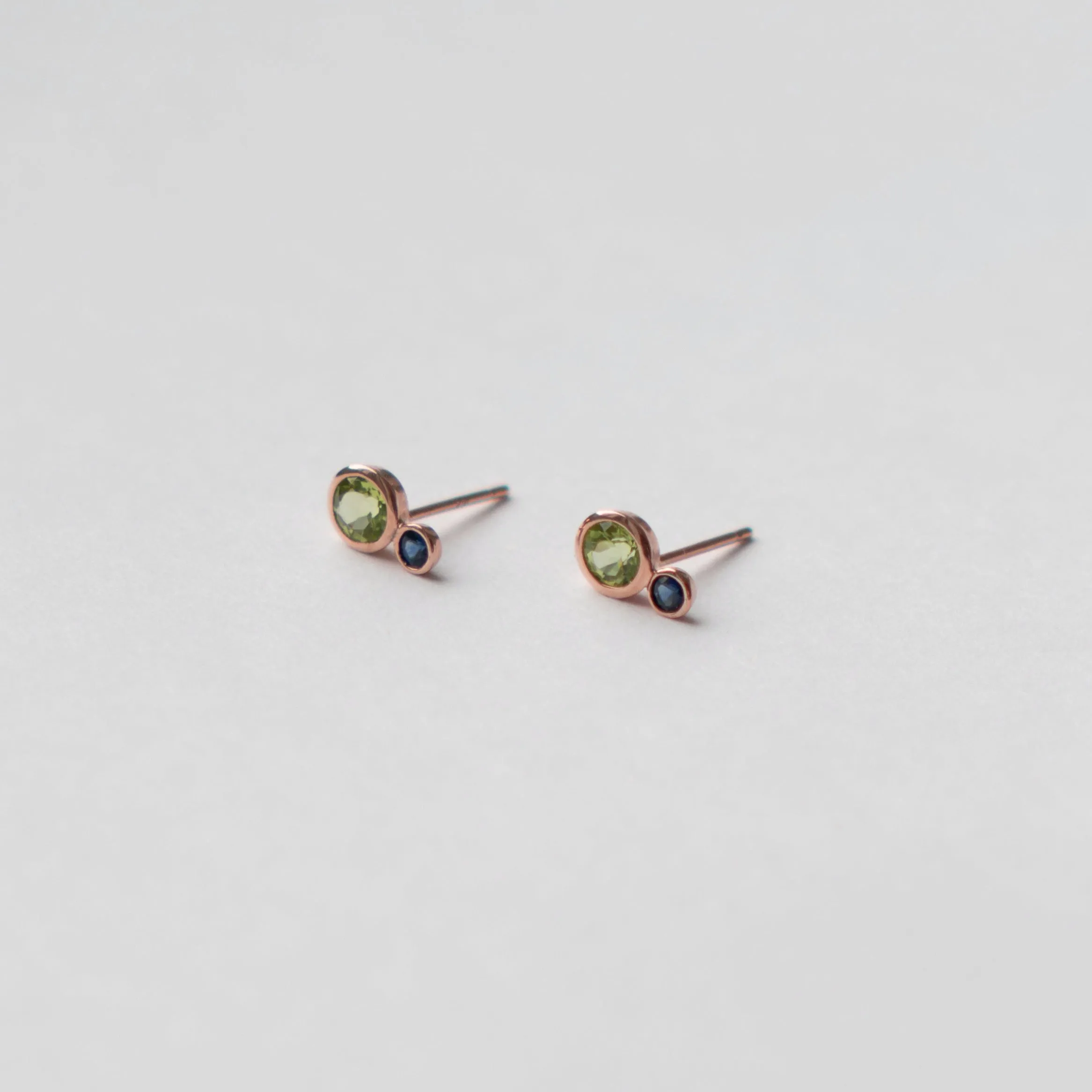 Kiki Stud Earrings with Peridot