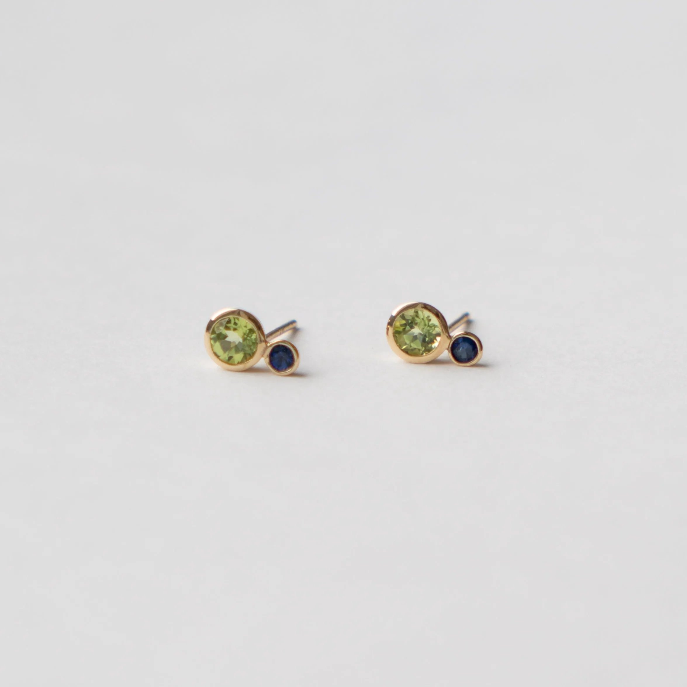 Kiki Stud Earrings with Peridot