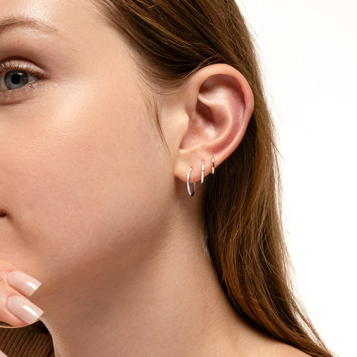 Little Endless Hoop Earrings