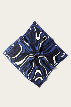 Marmo-Print Large Silk-Twill Carré