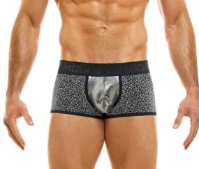 Modus Vivendi Boxer King Cheetah Jaquard Knitted Metallic Yarns Silver 13121 105