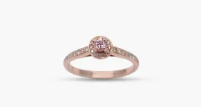 Pink Diamond Ring, 0.07ct