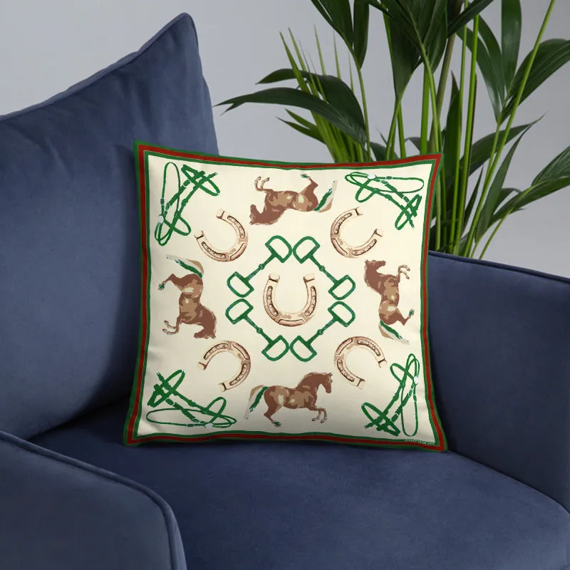 "Stile Equestre" - Throw Pillow