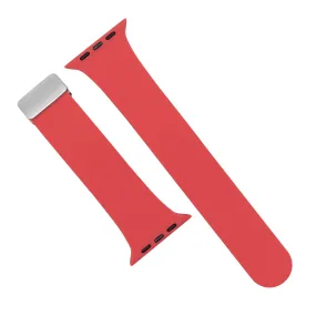 Rubber Strap w/ Clasp in Red (Apple Watch)