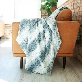 Sandra Navy Blanket