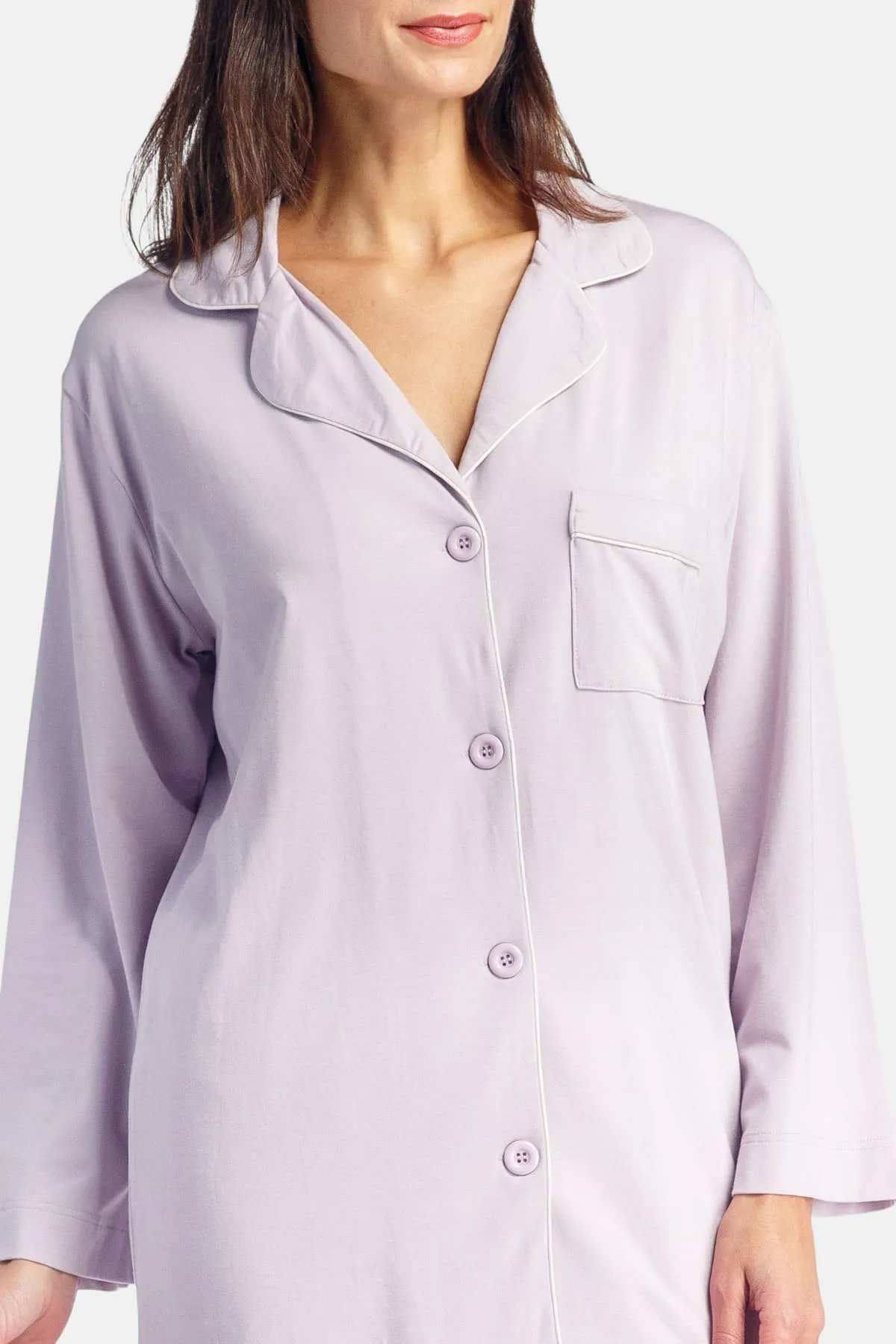 Women's Full Length Jersey Pajama Set with Gift Box